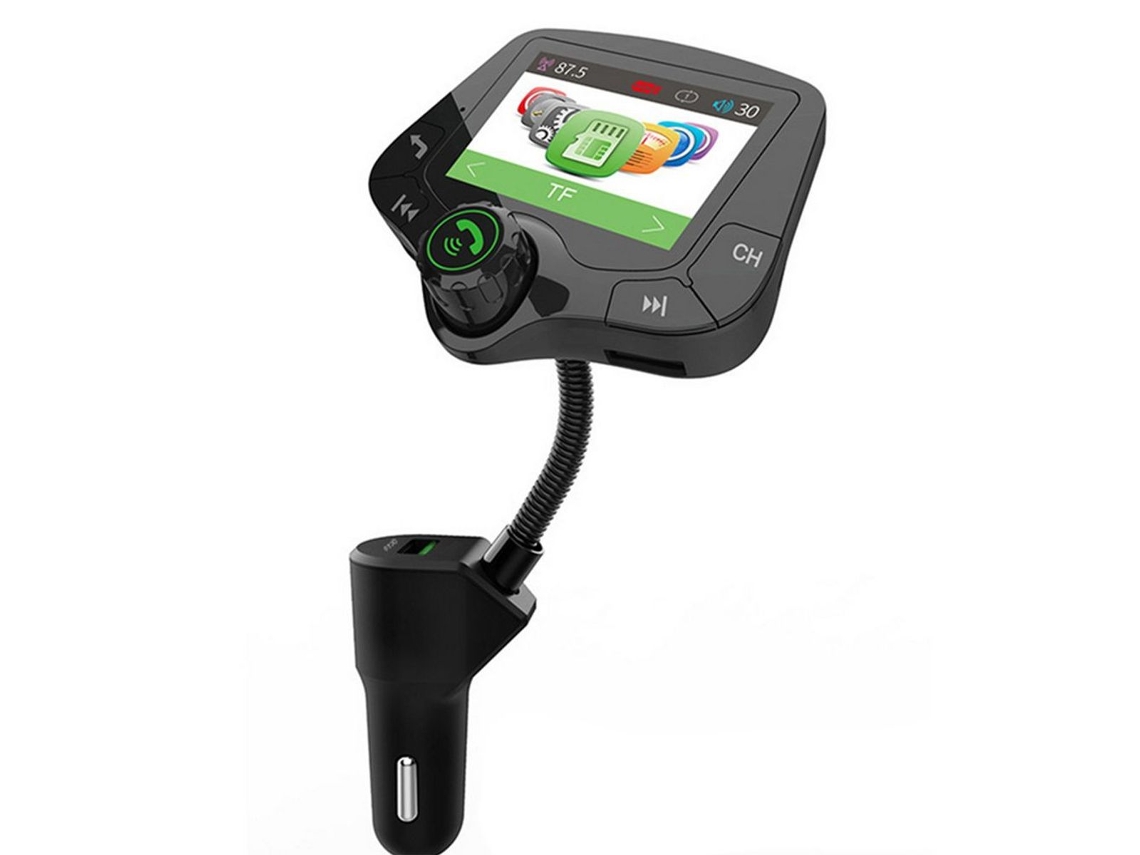 Transmissor Fm Bluetooth 5 Veicular, Carga Rápida, Mp3