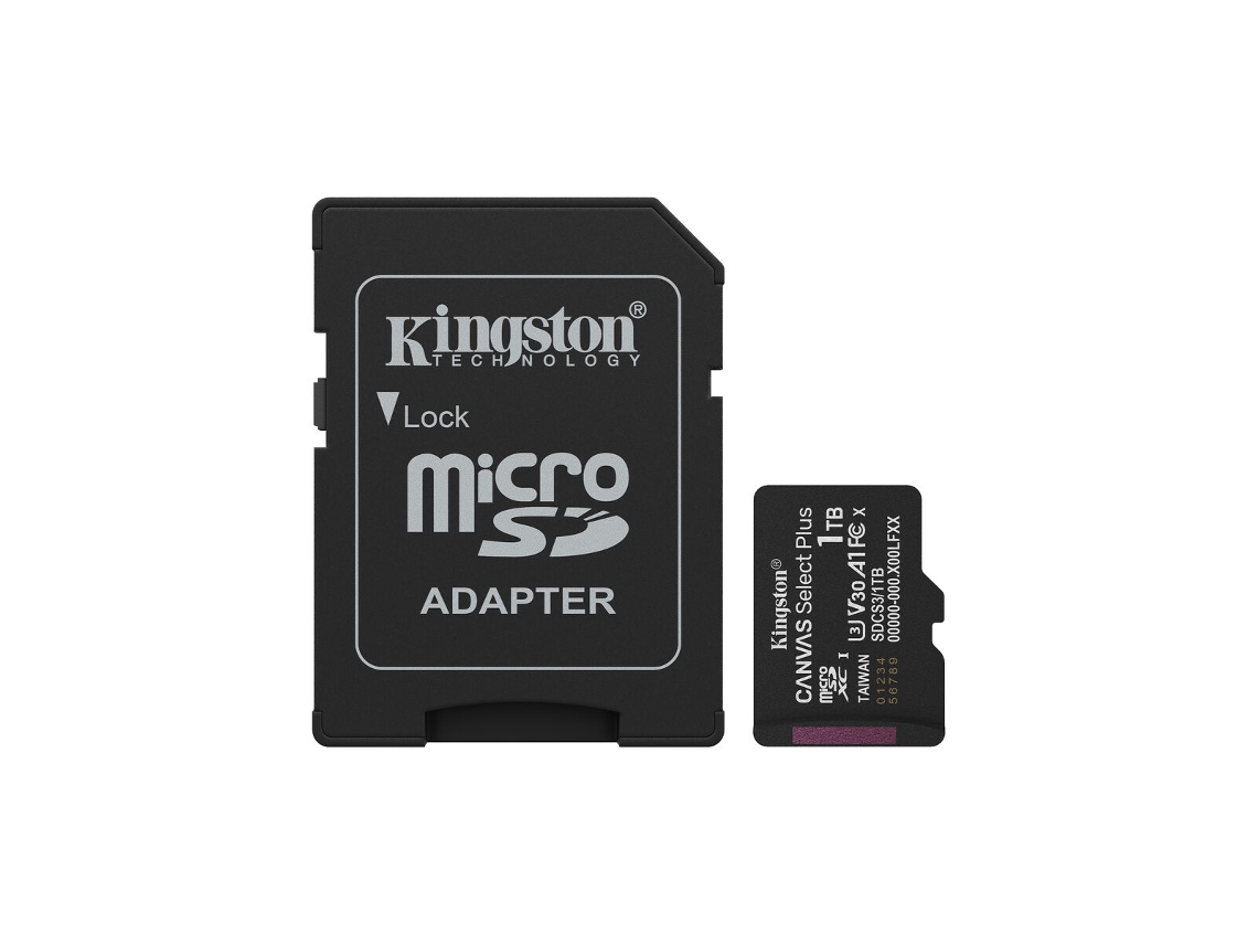 Cartão De Memória Micro Sd Com Adaptador Kingston Sdcs3/1tb (1 Tb)