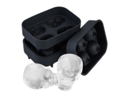 Conjunto De 2 Formas De Gelo Em Formato Caveira