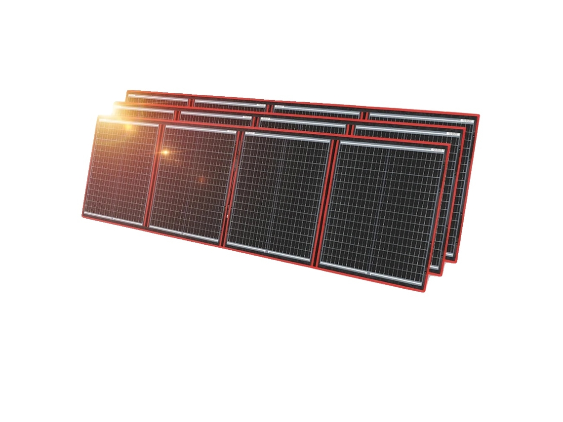 Painel Solar, Flexível, Portátil E Com Design Dobrável, Kit De Painel De 450w