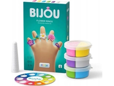 Caisse De Argila Tm Toys Gxp 913895 Hey Clay Bijou Anéis De Flores