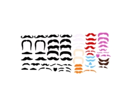 Bigodes Falsos Coláveis Para Festas Temáticas