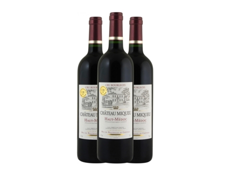 Vinho CHÂTEAU MIQUEU Château Miqueu. Cru Bourgeois Haut-Médoc (0.75 L - 3 Unidades)