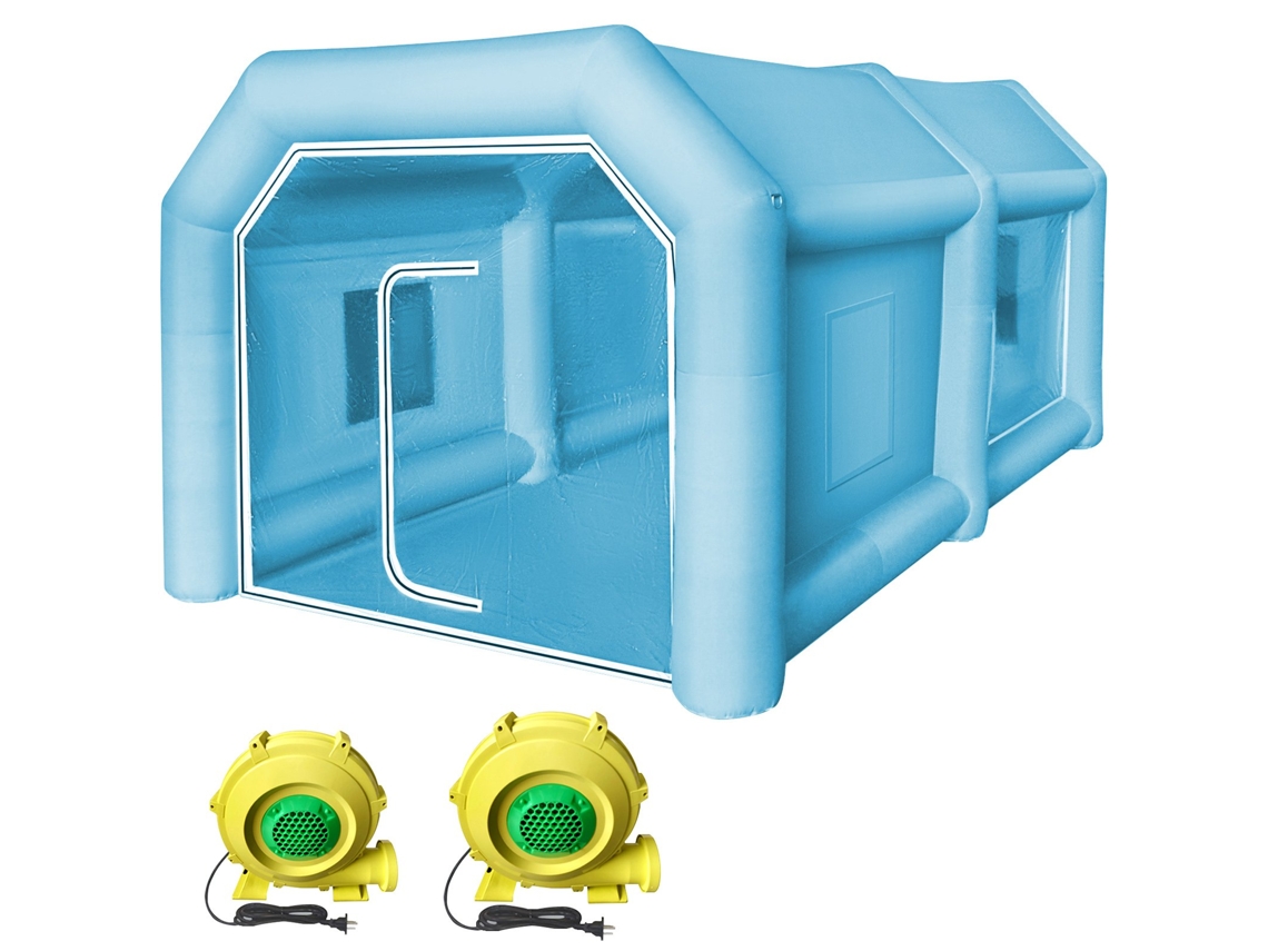 Cabine de Pintura Inflável VEVOR Oficina de Pintura 4X2 5X2 2 M Garagem de Oficina