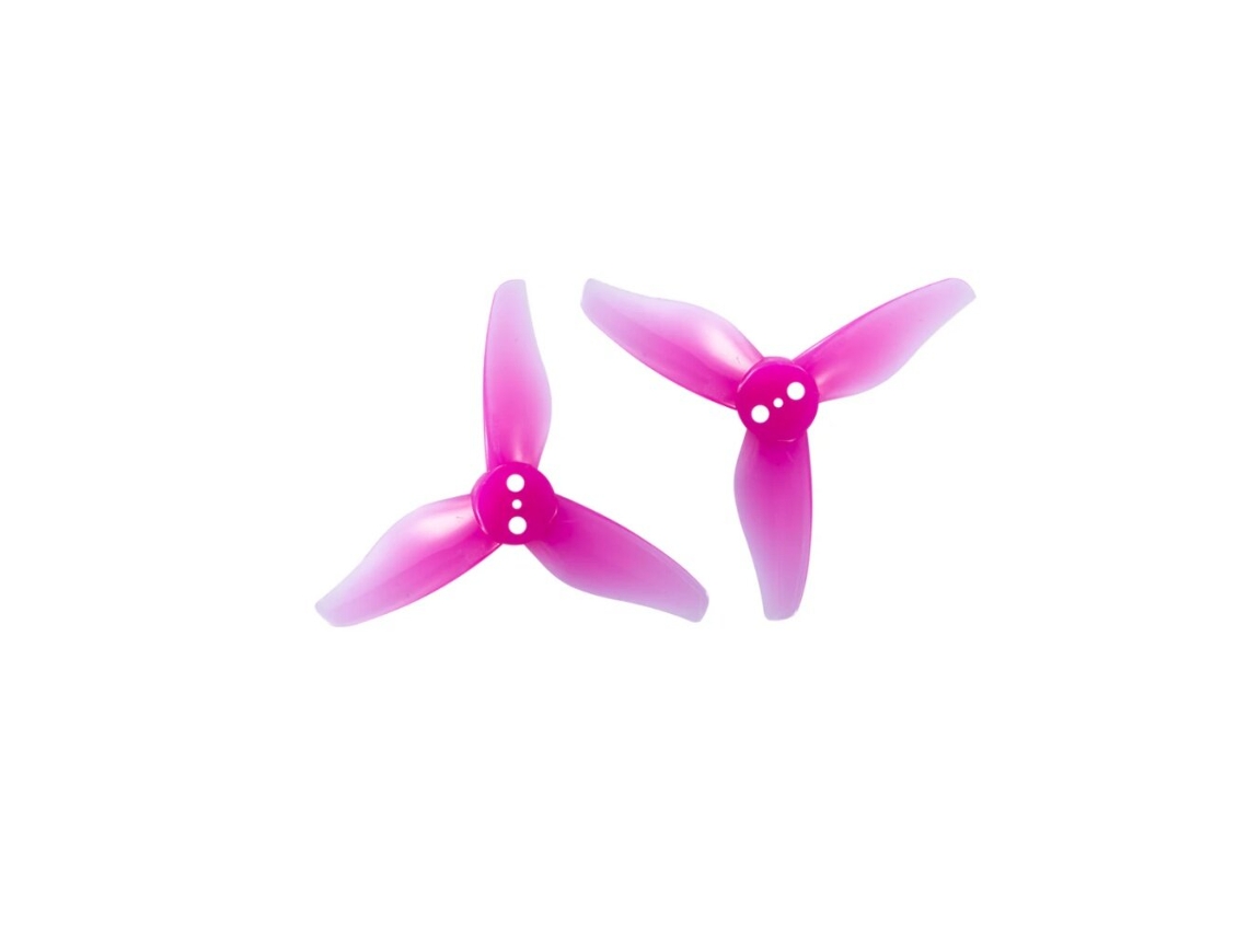 Hélice Gemfan Hurricane 2023 2x2.3 2" 3 Pás Furo 1.5mm Motor 1105 1108 Drone W20 Fpv 4 Pares Amarelo Fluorescente 4/8 MDUG