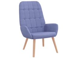 Cadeira Relaxante Vidaxl Azul Tecido