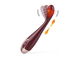 Vibrador Do Clitóris Gspot Vibração Rápida Do Dedo Do Orgasmo Com 7 Vibrações E 2 Modos De Aquecimento Marrom Yunzii