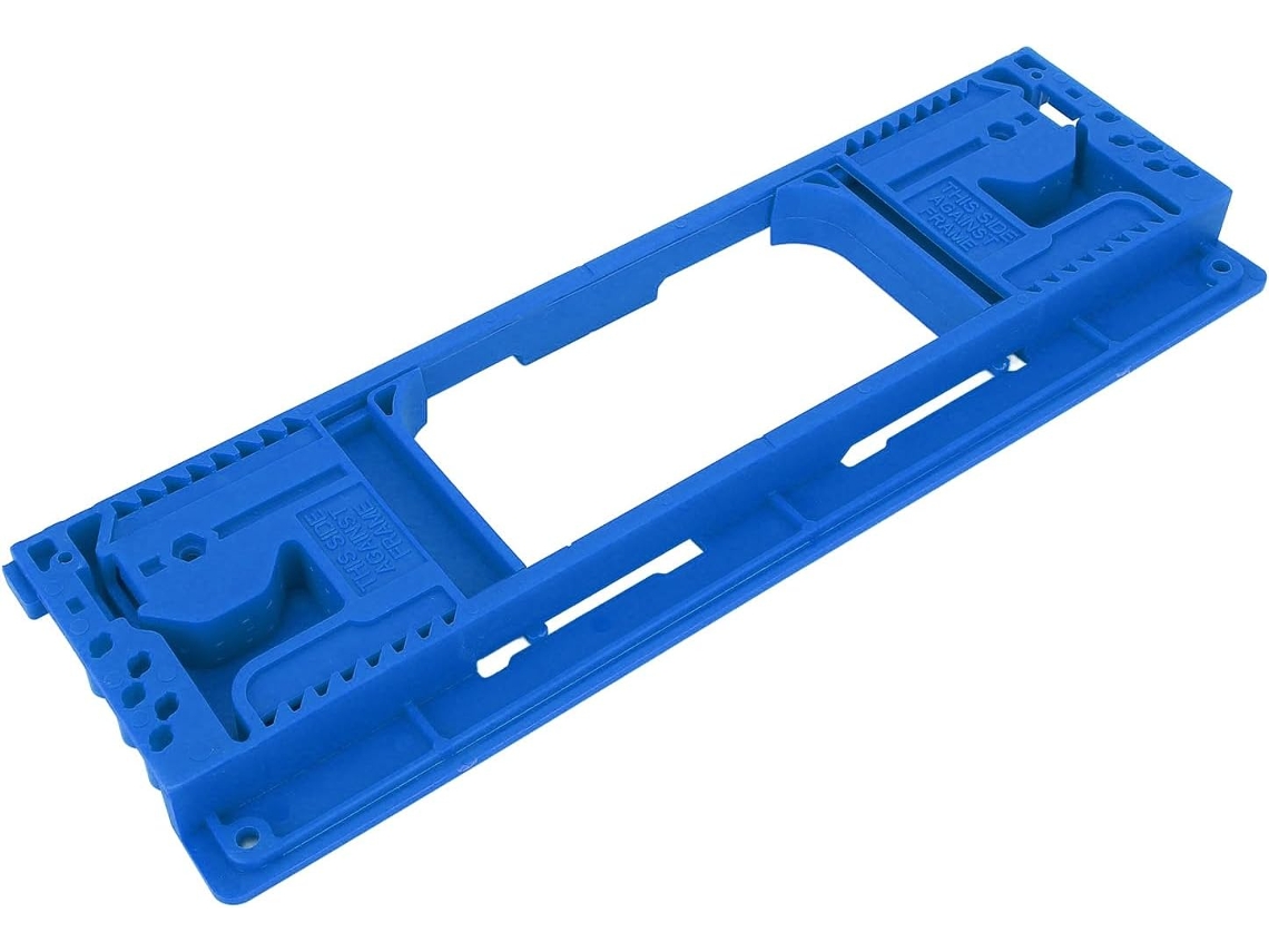 Porta, Portas, Gabarito De Fresagem De Dobradiças Em Abs Durável, Azul