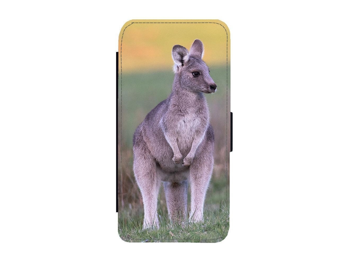 Capa Flip Para Iphone 17 Com Estampa De Canguru