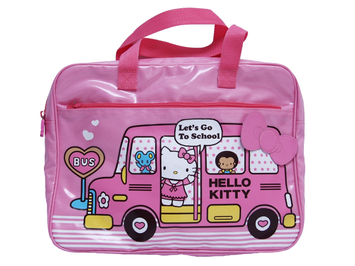 Bolsa De Mão Hello Kitty School Bus