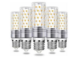Lâmpada Led Milho E27 16w 3000k Luz Quente 1100lm 265v 360° Pacote Com 5