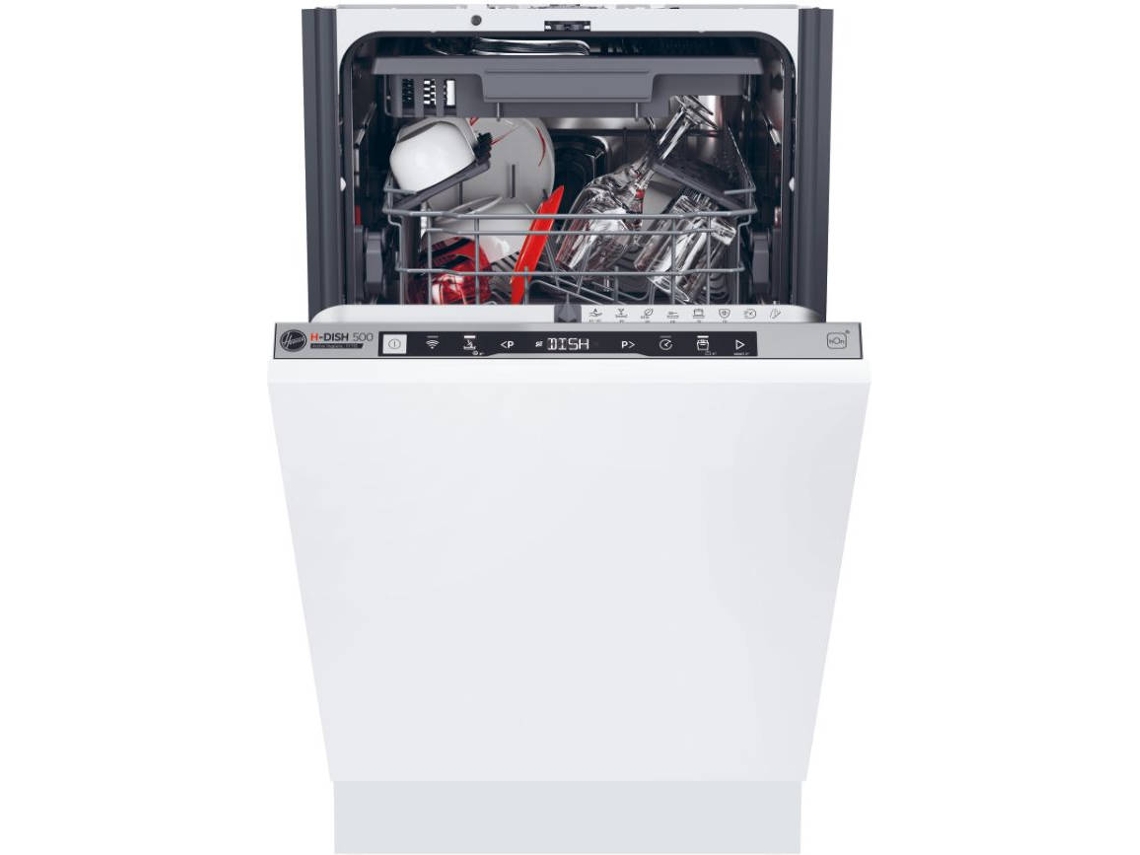Máquina de Lavar Loiça Encastre HOOVER HI1C5SB (11 Conjuntos - 44,8 cm - Painel Cinzento)