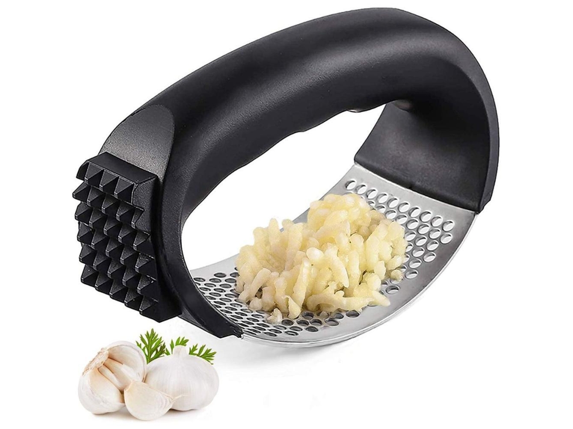 Prensa de Alho em Aço Inoxidável, Triturador de Legumes, Triturador de Gengibre SUNNY SPACES