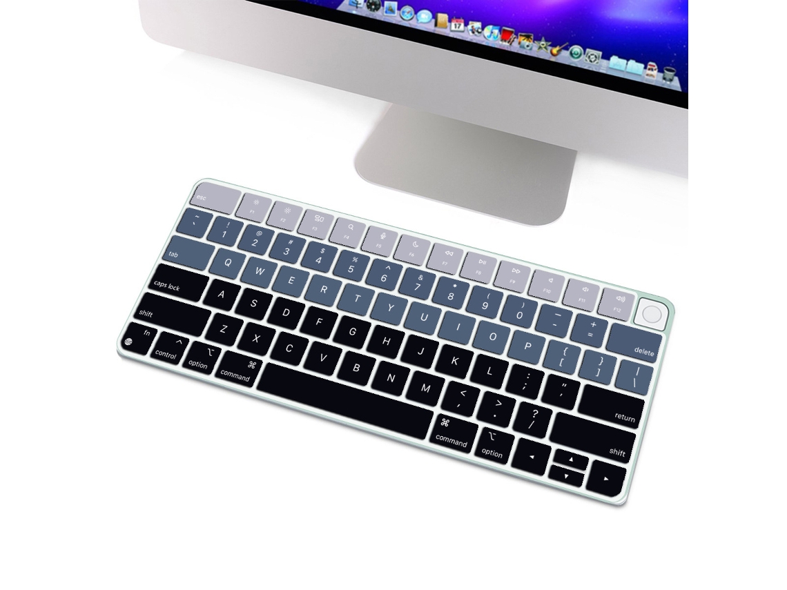 Capa Teclado Silicone HEXINYIGJLY para Imac Magic, Proteção Silenciosa Lavável (A3118, a2449, a2450) | HEXINYIGJLY