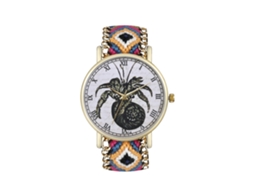 Relógio de Pulso de Quartzo com Pulseira de Lã Simples e Fashion T14 fg (6)