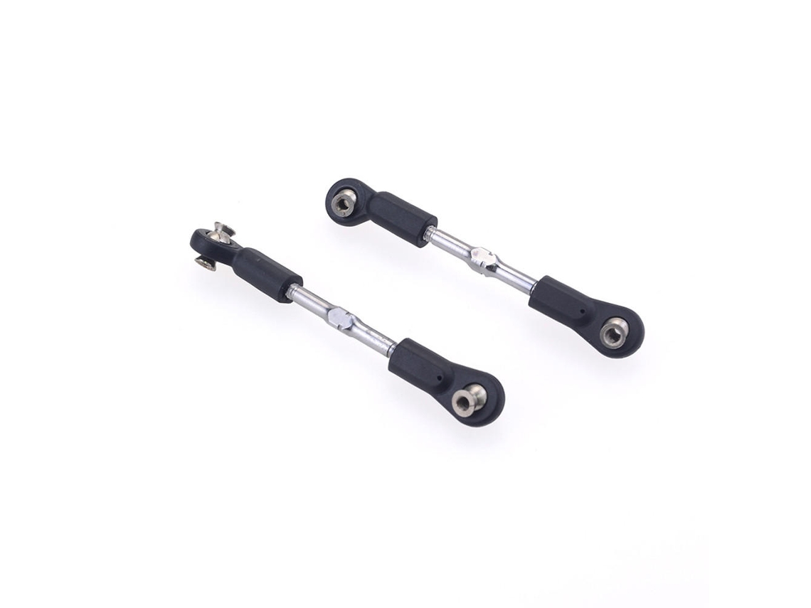 2 Peças Zd Racing 8124 Haste de Direção Metálica 75 85mm para Peças de Modelo de Carro Rc 1/8 9116 08427 MDUG