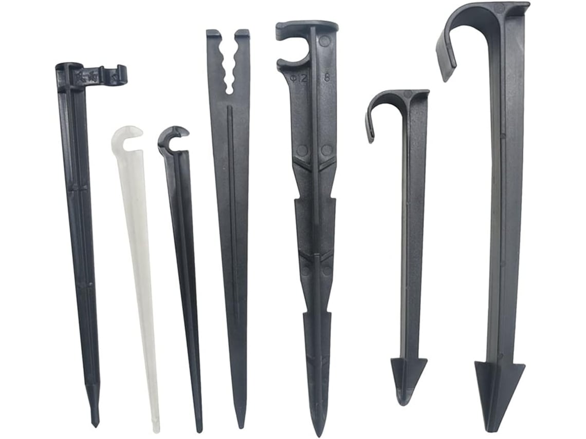 Conjunto de 100 a 200 Conexões para Mangueira Jardim, Suporte Pe 1/8, 1/4, 3/8, 1/2 e 3/4 Polegadas, S/MARCA