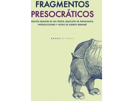 Livro Fragmentos presocráticos (Espanhol)