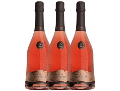 Espumante CODORNÍU Codorníu Gran Plus Ultra Pinot Preto Brut Cava Reserva (0.75 L - 3 unidades)