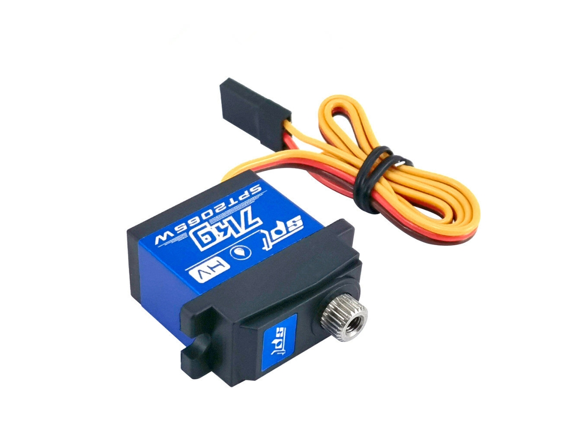 Servo Micro Spt2065w 180 7kg À Prova de Água com Engrenagem Metálica de 25t para Carros Rc 1:10 MDUG