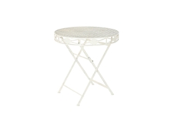 Mesa de Jantar Dobrável em Metal ALEXANDRA HOUSE LIVING (70x70x73cm)