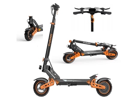 Is2 Max Laranja Dobrável Scooter Elétrico 1200w Motor 52v 20ah Bateria Led Exibição De Tela Freio De Disco Duplo 10 Polegadas Pneu De Vácuo Iwafo
