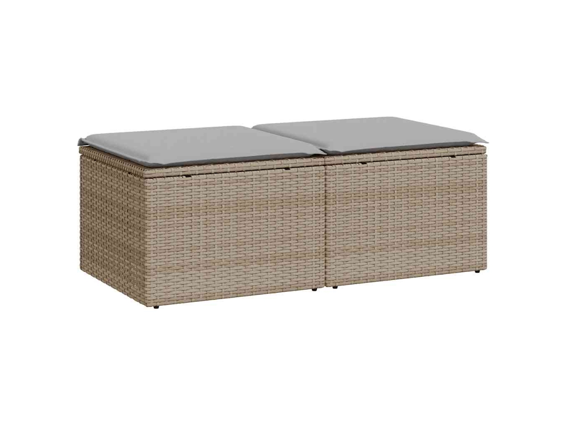 Garden Sofa Set, Garden Sofa Sets Vidaxl Bege Rattan / Vime (n/a)
