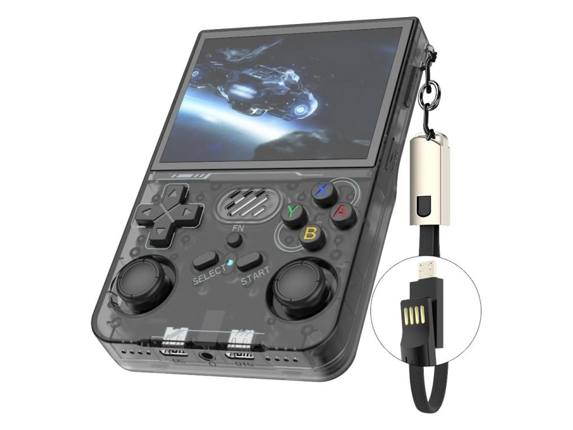 Consola de Jogos Portátil R36xx com Tela de 3.5 Polegadas, Wi-Fi e 64GB XIAOMOYU