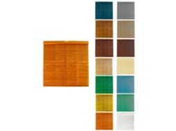 Persiana De Madera Alicantina Con Polea Metálica - Estor Enrollable Para Ventanas, Puertas, Salón Naranja (barnizada) 80 X 100 Cm