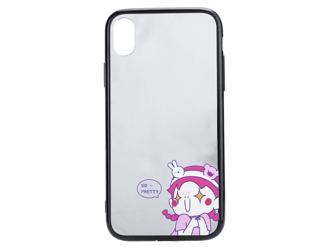 Capa LAXISCREED Iphone X Espelho Protetora Anti poeira