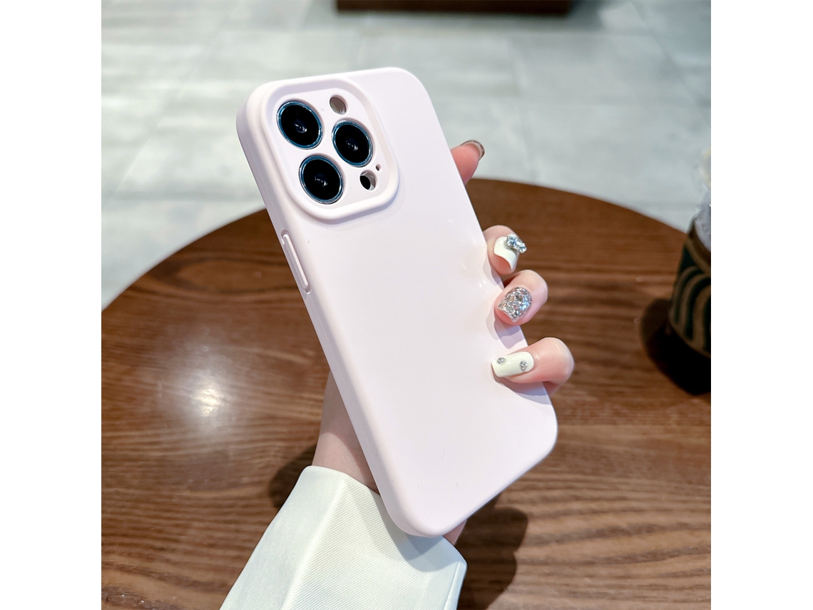 Capa Para Iphone (rosa (magnética), Apple 13 Pro), Silicone Líquido, Resistente A Quedas, Com Fixação Magnética Magsafe.