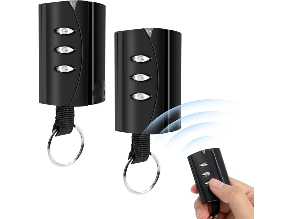 Controle remoto de 433,92 MHz compatível apenas com Vario, controle remoto de 3 canais para porta de garagem, código rolante, pacote com 2 unidades.