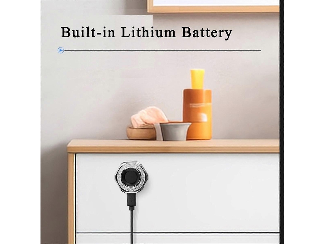 Lurelia Fechadura Inteligente Gaveta De Armário Com Impressão Digital Inteligente Tuya Smartlife App Prata C20 Mm