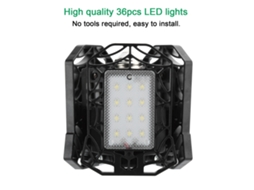 Lâmpada Industrial 40w E27/e26 36led 85 265v Preta
