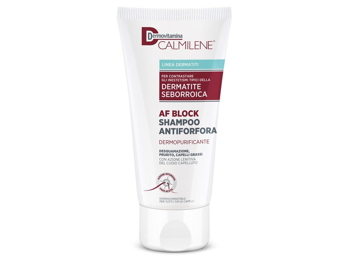 Calmilene Af Block Shampoo Antiforfora Dermopurificante Dermatite Seborroica 200 Ml Dermovitamina Dermovitamina