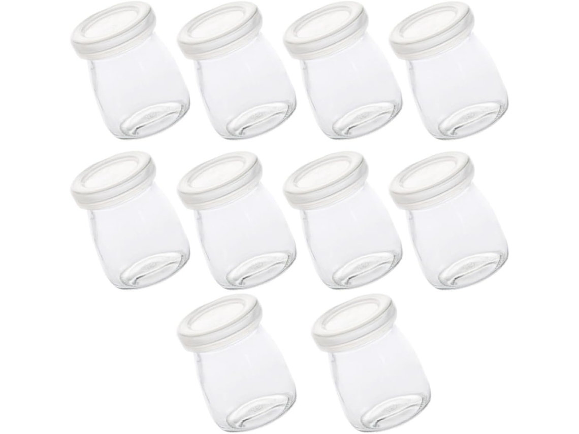 Conjunto De 10 Caixas De Doces Em Formato De Mamadeira De Plástico De 100ml