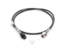 Adaptador Recarga Botijão Gás Co2 1.5m Preto Máquina Soda