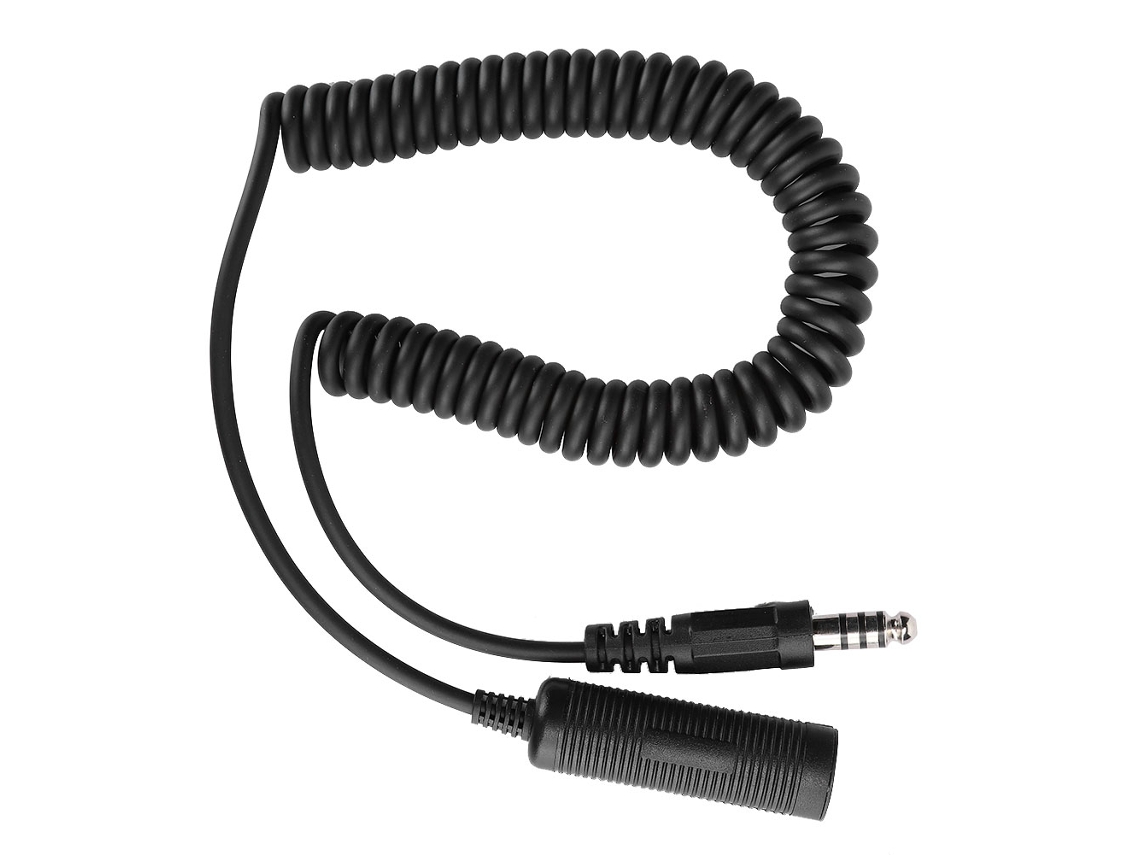 Aetheria cabo de Extensão para Fones de Ouvido Militar Helicóptero U 92a/u para U 174/u