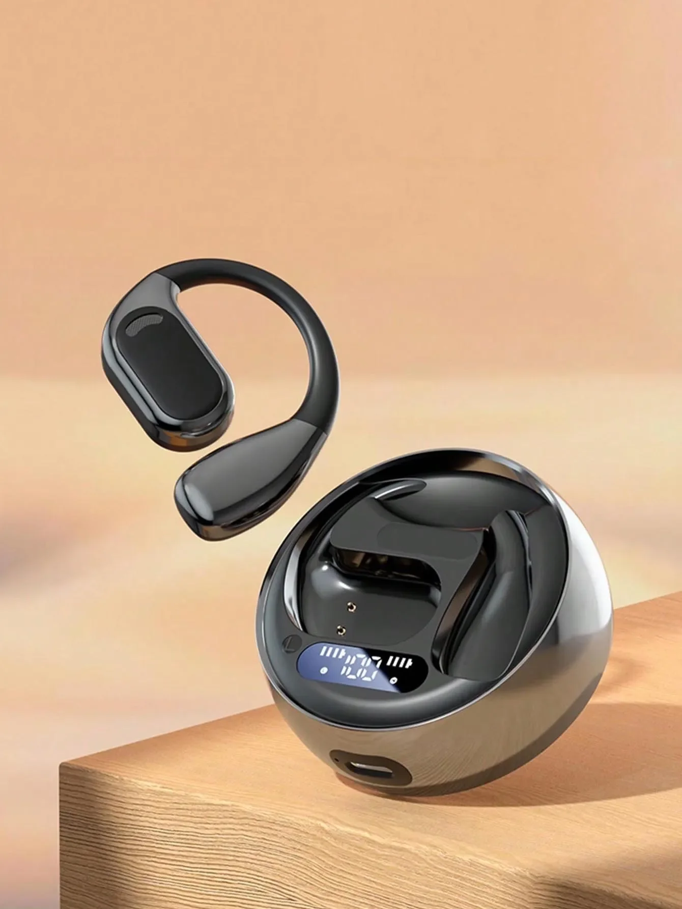 (preto) Fones De Ouvido Bluetooth 5.4, Bateria De Longa Duração, Fones De Ouvido Sem Fio Com Cancelamento De Ruído.