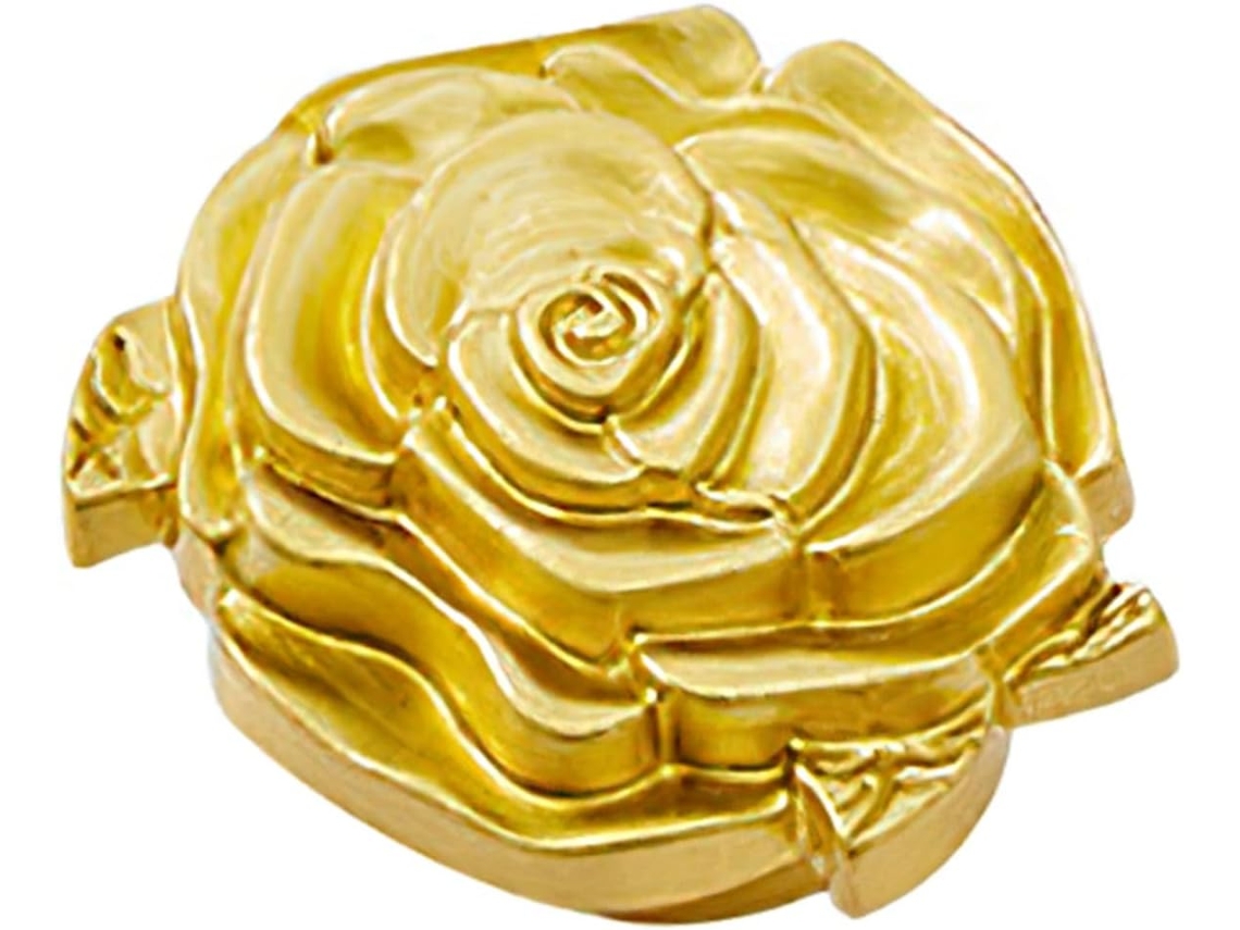 Puxador Decorativo Em Formato De Rosa, Ideal Para Armários E Gavetas De Móveis