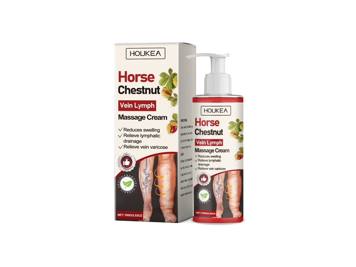 Creme de Massagem Houkea Castanha do Cavalo