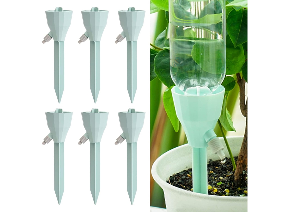 6 Pontas Verdes de Irrigação Automática com Gotejador Ajustável ZYBLSSBB