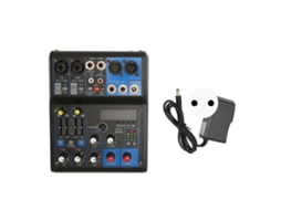 Mixer LAXISCREED 6 Canais Bluetooth 99 Efeitos Dsp