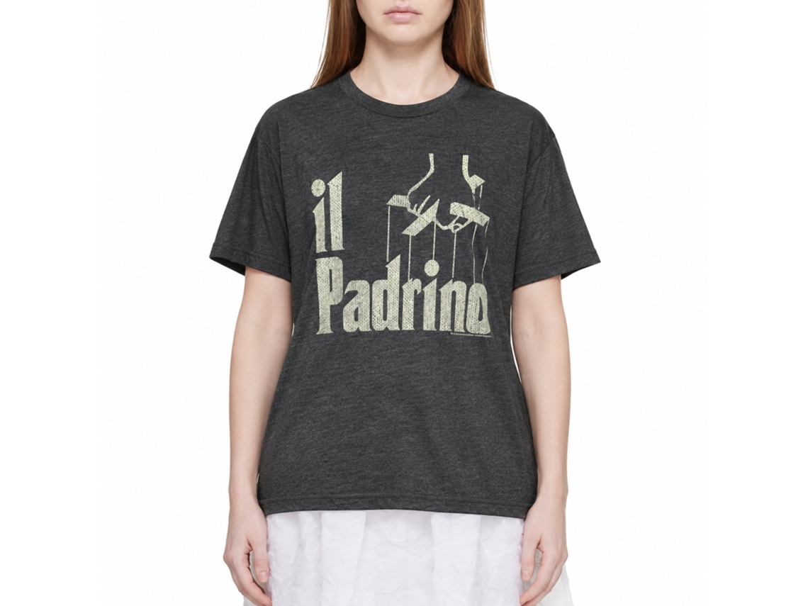 Rockinstone Godfather Il Heather Black Adult T-shirt Size:xxxl
