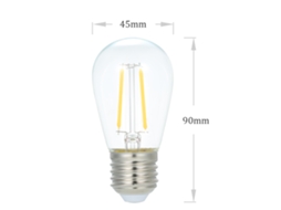 Rebe-bombilla Led Regulable Tomshine 4 Pack 2w Ac220-240v Base E27 Luz Blanca Cálida Para Hogar Restaurante