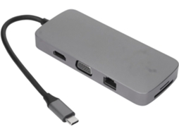 Docking Station Para Laptop, Docking Station Usb C 10 Em 1, Docking Station Multifuncional, Interface Multimídia Hd, Usb 3.0, Usb 2.0 X 2 Brilvibera
