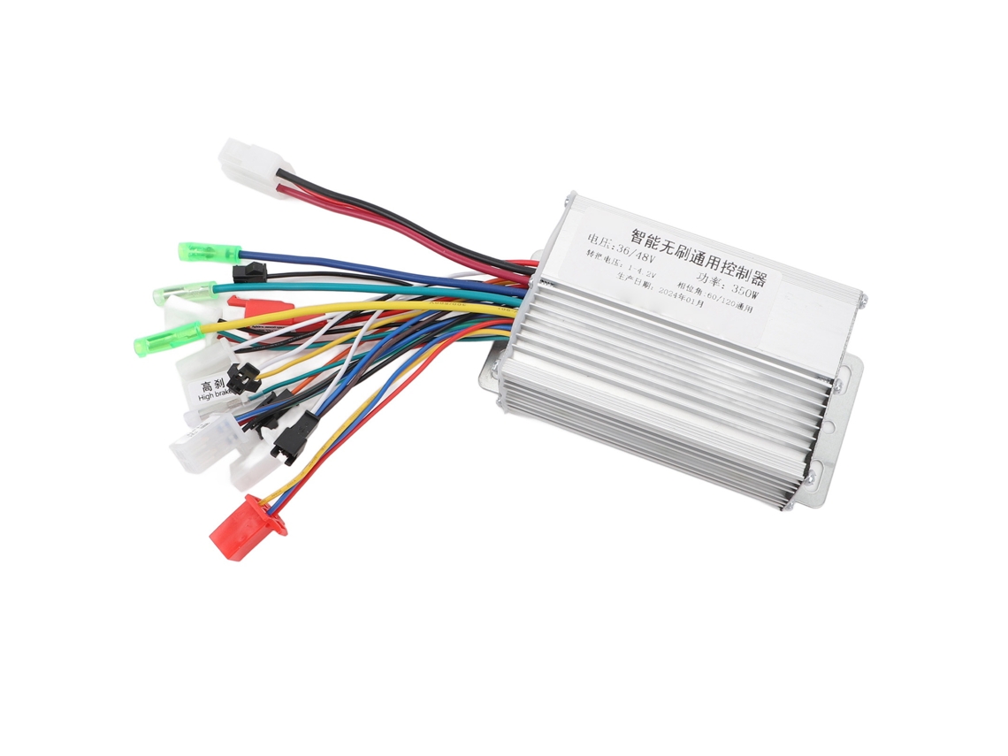 Controlador brushless 36v 48v 350w, alumínio, impermeável, para bicicleta elétrica, patinete, triciclo S/MARCA