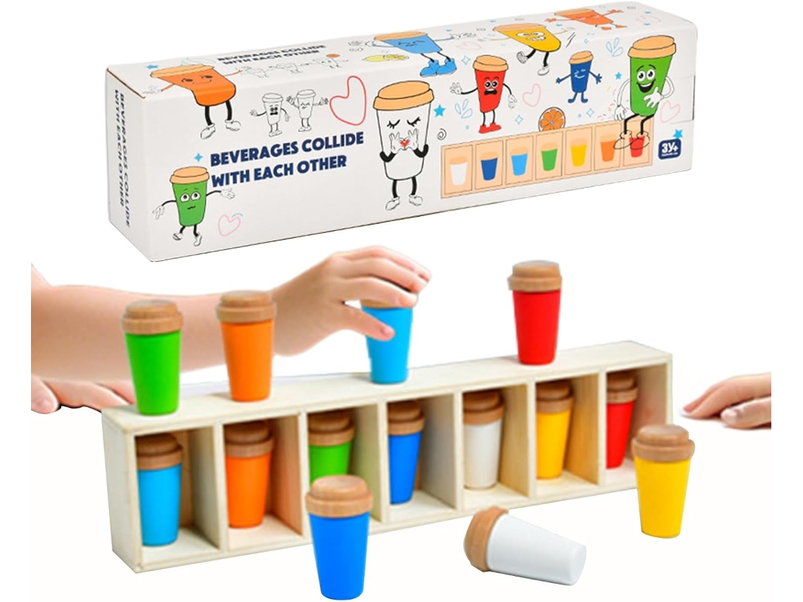 Jogo De Classificação Por Cores Jogos Em Família Atividade Memória Para Adultos E Crianças