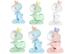 Luminária Noturna Led Criativa, Suporte Para Celular, Mini Luminária Noturna Infantil, Suporte Ajustável Para Celular