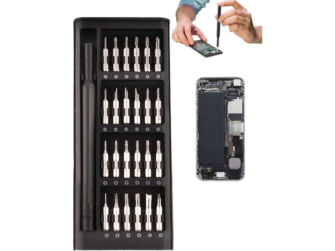 Conjunto De Chave Fenda Eletrônica Kit Multifuncional Precisão